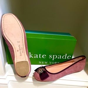 Kate Spade - Deep Rose ballets flats.